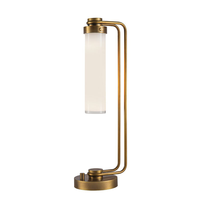 Quintiesse QN-WYNWOOD-TL-VBS Wynwood 1 Light Table Lamp Vintage Brass