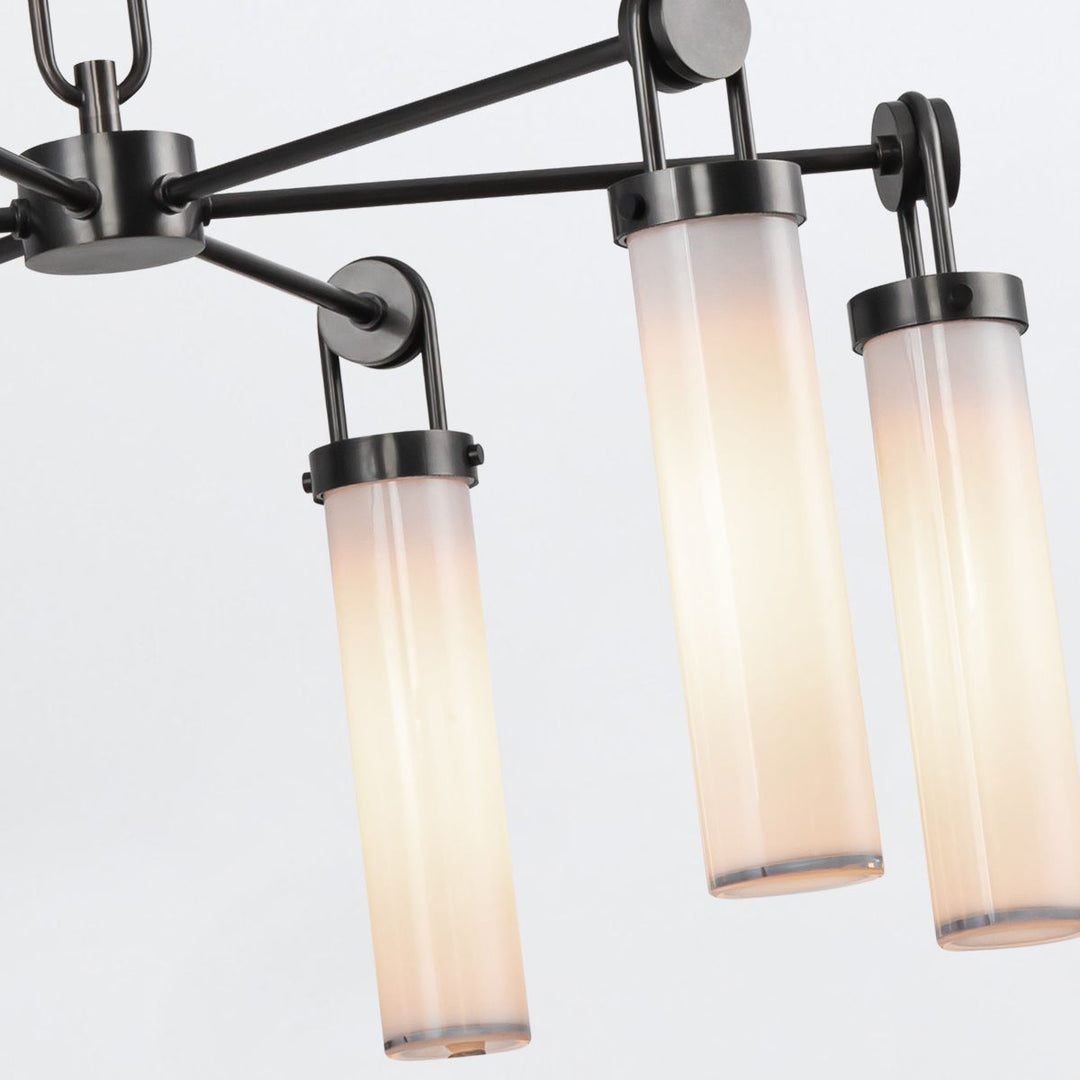 Quintiesse QN-WYNWOOD6-UBZ Wynwood 6 Light Chandelier Urban Bronze