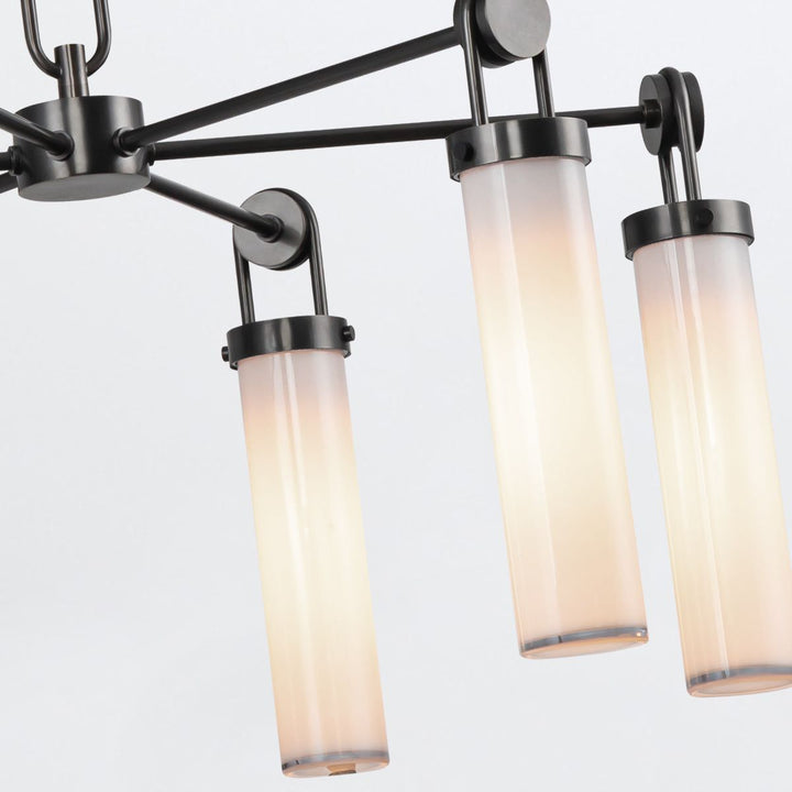 Quintiesse QN-WYNWOOD6-UBZ Wynwood 6 Light Chandelier Urban Bronze
