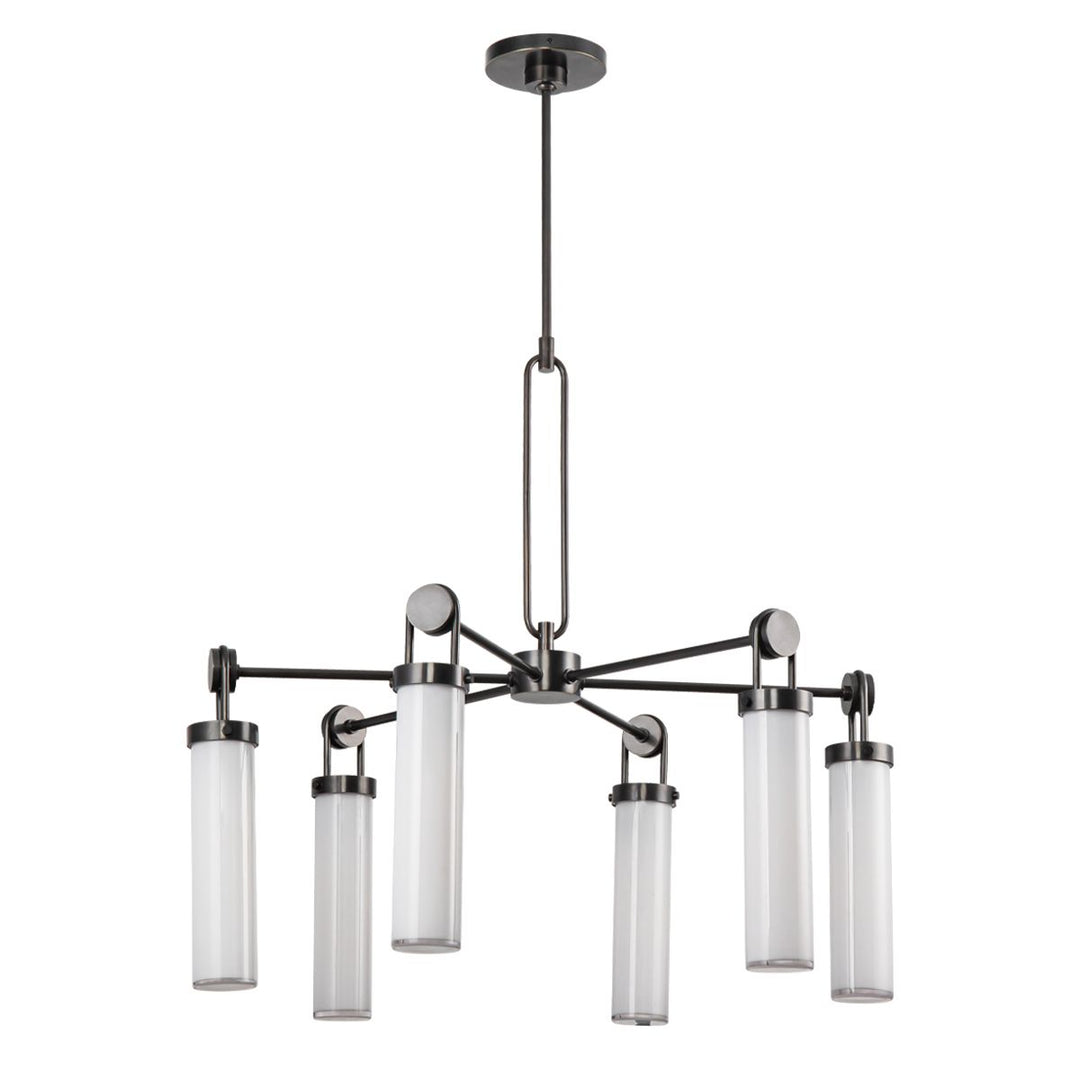 Quintiesse QN-WYNWOOD6-UBZ Wynwood 6 Light Chandelier Urban Bronze