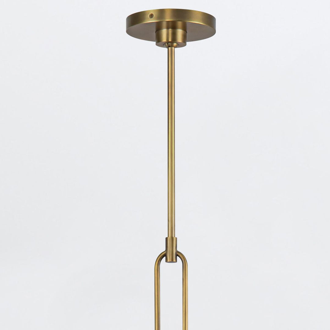 Quintiesse QN-WYNWOOD6-VBS Wynwood 6 Light Chandelier Vintage Brass