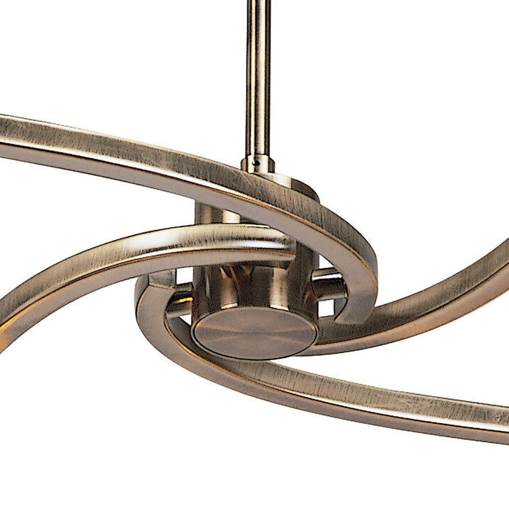 Mantra M0034AB Rosa Del Desierto Telescopic Pendant 4 Lights