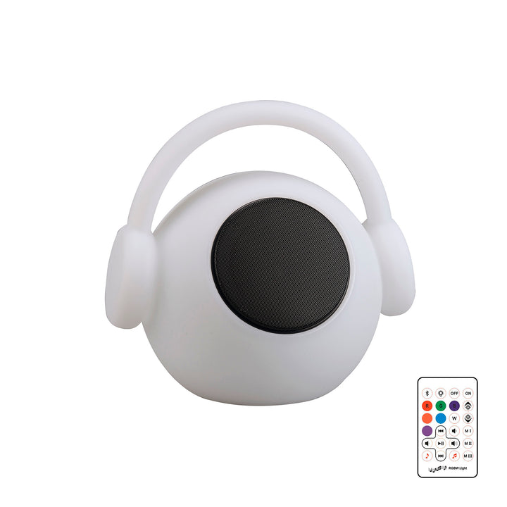 Mantra M3696 Wazowsky IP44 Portable 3W Speaker LED RGBW Lamp Bluetooth Remote Control