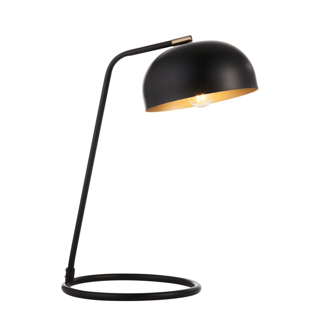 Endon 106336 Brair New 1 Light Table Lamp Matt Black And Antique Brass Paint