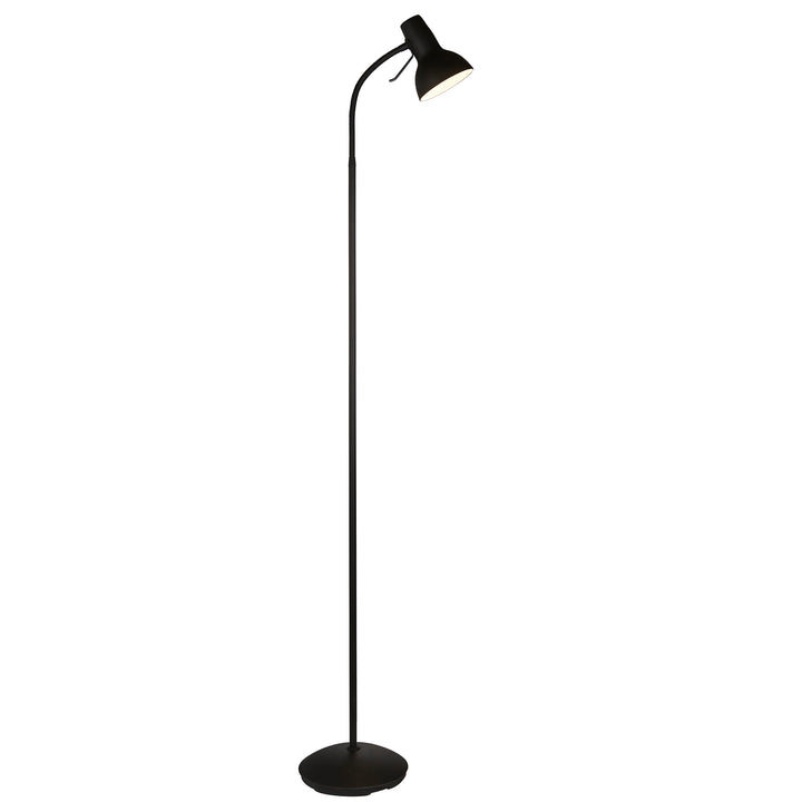 Endon 106997 Amalfi 1 Light Floor Lamp Matt Black Paint