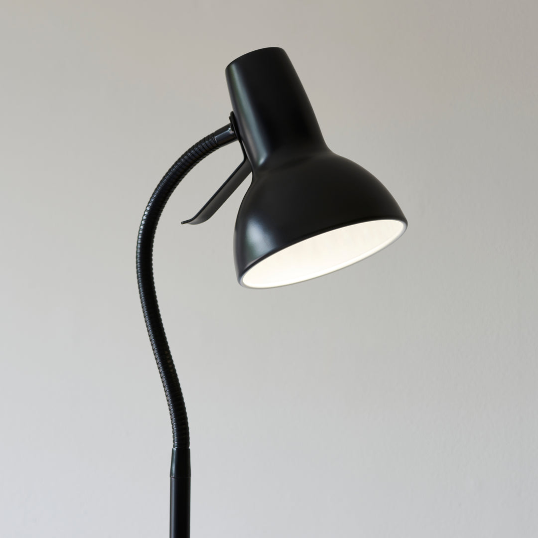 Endon 106997 Amalfi 1 Light Floor Lamp Matt Black Paint