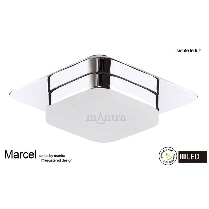 Mantra M8132 Kazz Ceiling 38cm Round 4 Light Black