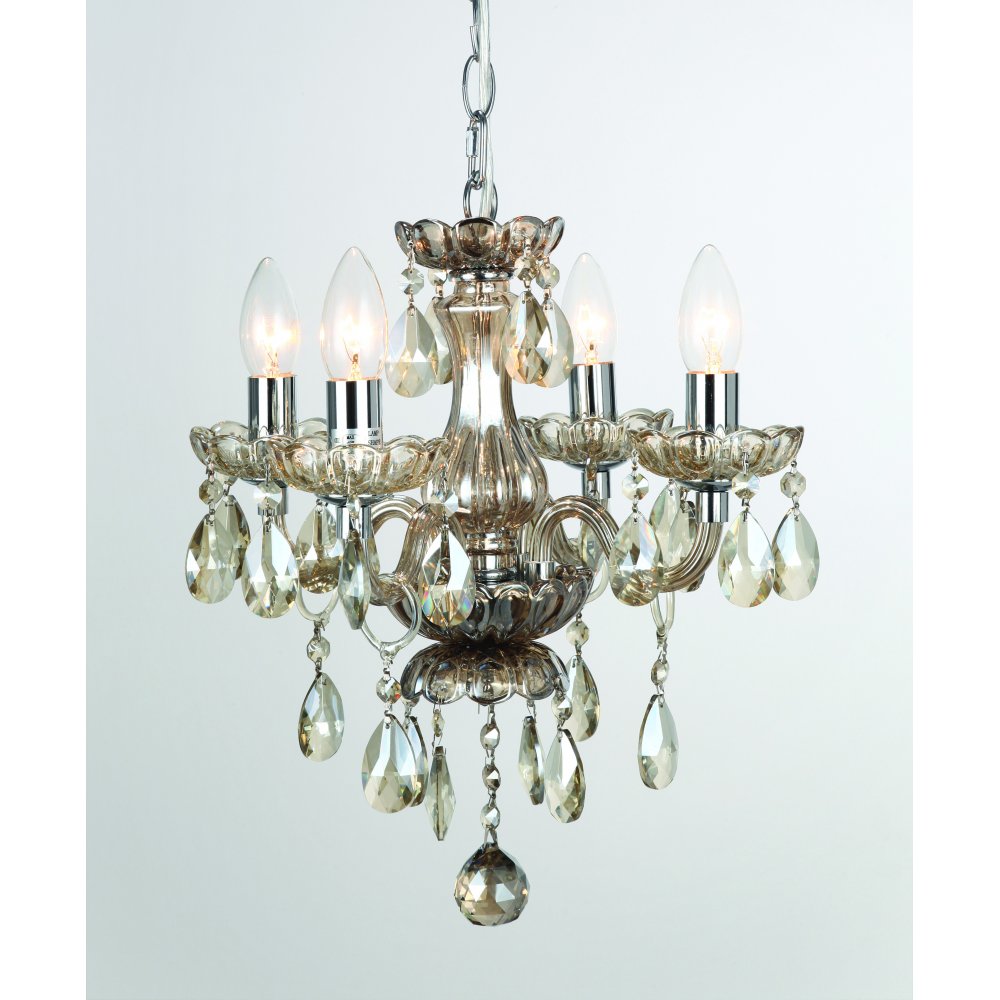 Impex Lighting CF211093/04/CHA Rodeo Champagne Crystal