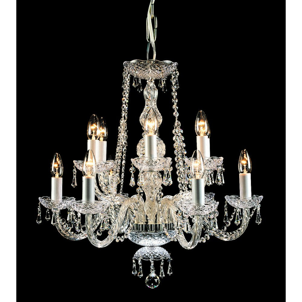 Impex Lighting CP00071/12/CH Modra Crystal Chandelier