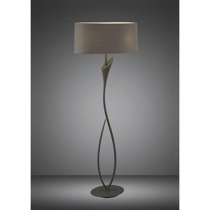 Mantra M3689 Lua Floor Lamp 2 Light Ash Grey