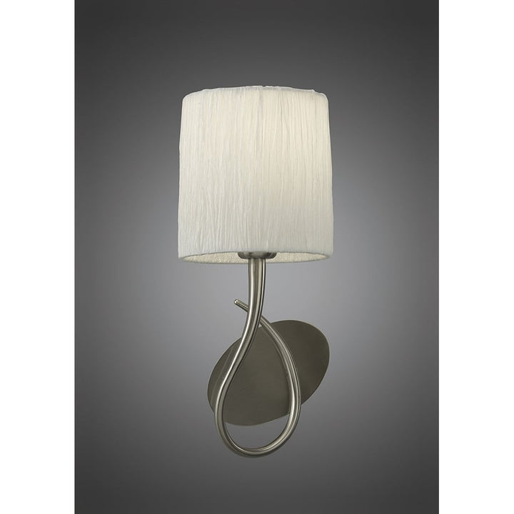 Mantra M3701/S Lua Wall Lamp Switched 1 Light Satin Nickel