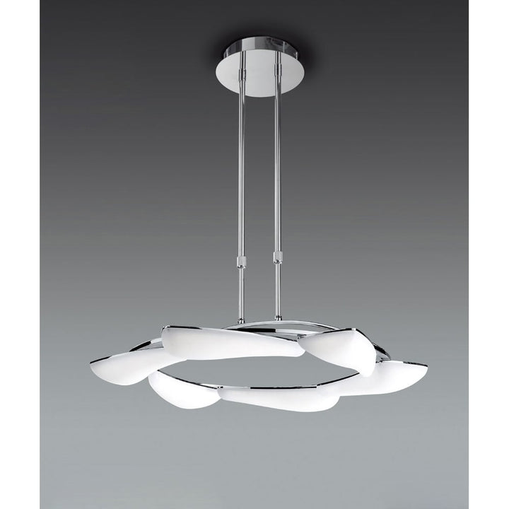 Mantra M3800 Mistral Telescopic LED Round Polished Chrome