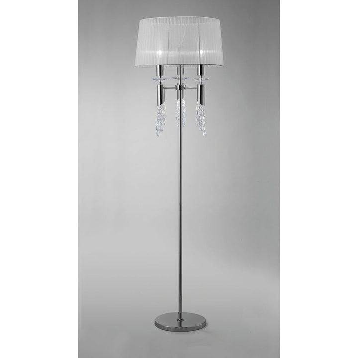 Mantra M3869 Tiffany Floor Lamp Polished Chrome