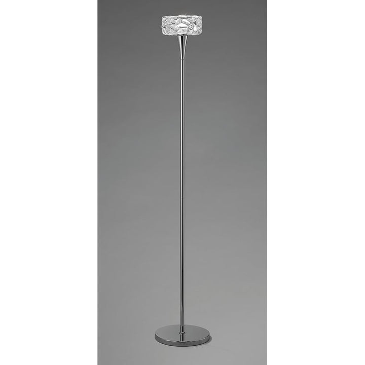 Mantra M3939 O2 Floor Lamp 1 Light Polished Chrome