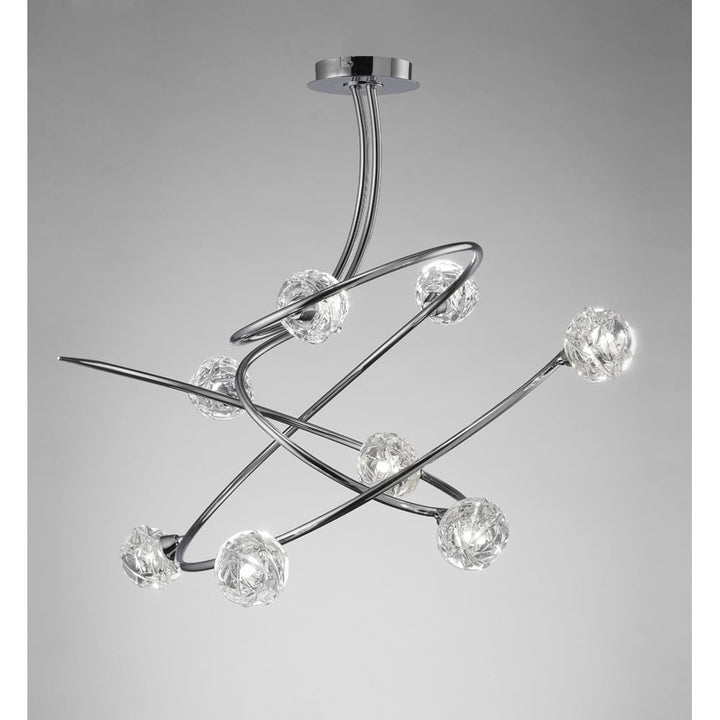 Mantra M3940 Maremagnum Ceiling 8 Light Polished Chrome