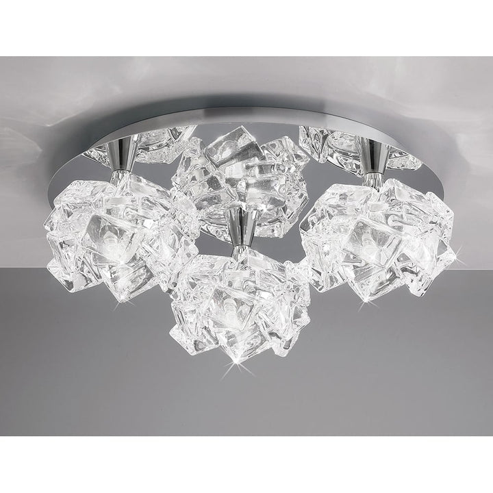 Mantra M3955 Artic Ceiling 3 Light Round Small Polished Chrome