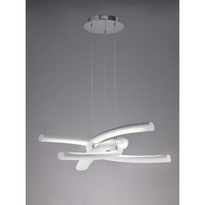 Mantra M3970 Knot Pendant LED Gloss White