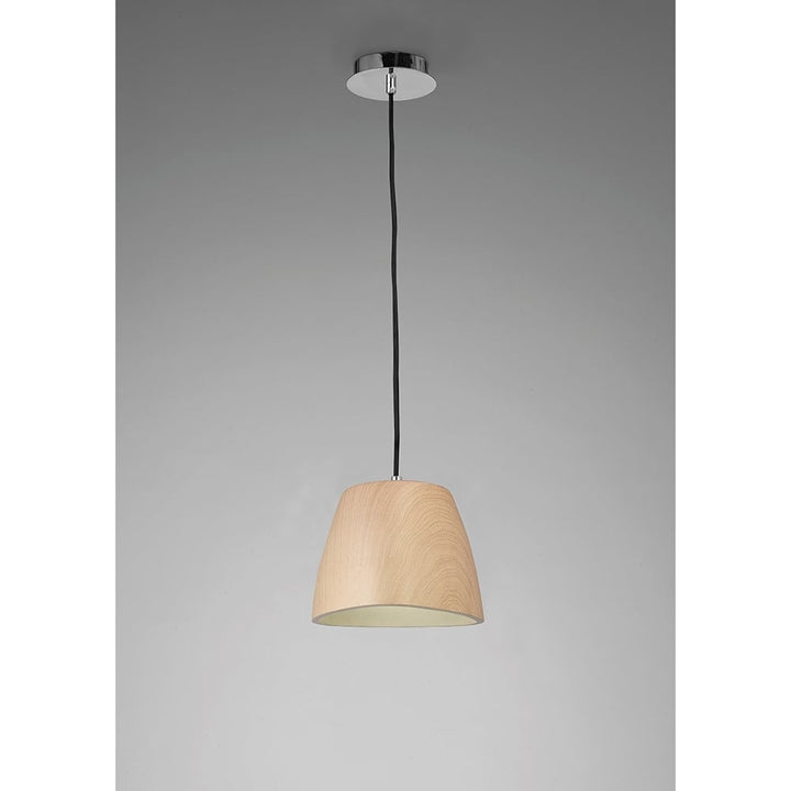 Mantra M4824 Triangle Pendant Small 1 Light Beech