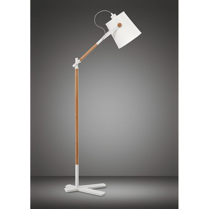 Mantra M4920 Nordica Floor Lamp With White Shade