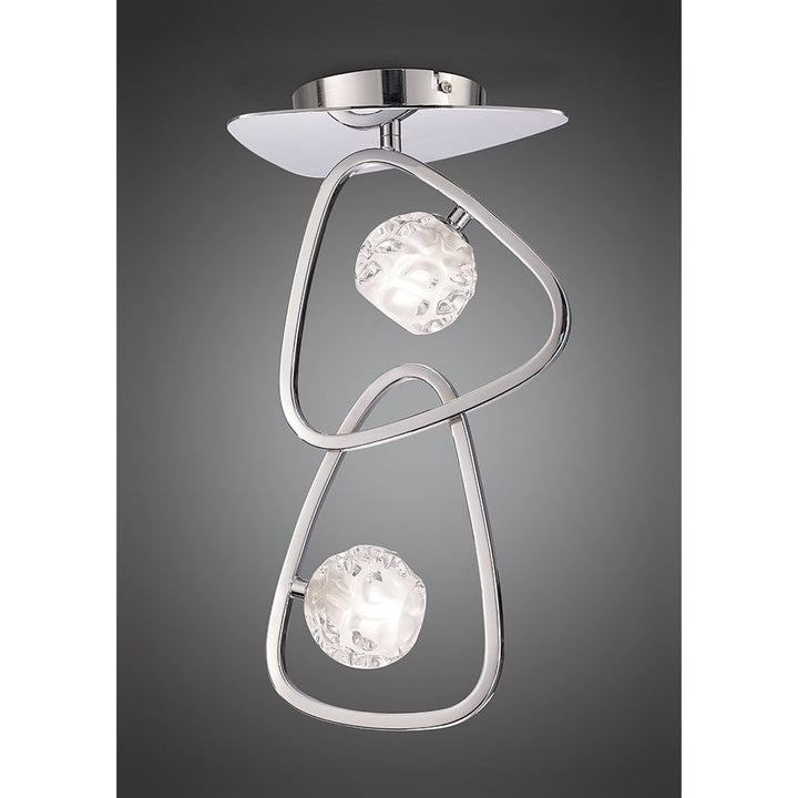 Mantra M5015 Lux Ceiling 2 Light Polished Chrome