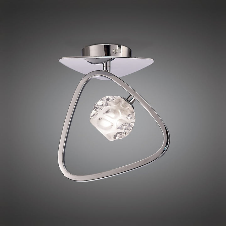 Mantra M5016 Lux Ceiling 1 Light Polished Chrome