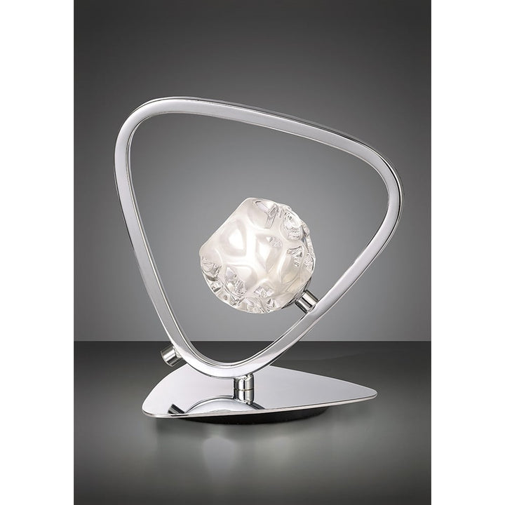 Mantra M5019 Lux Table Lamp 1 Light Polished Chrome