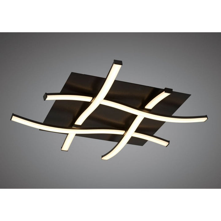 Mantra M5828 Nur BR Ceiling LED Dimmable Frosted Acrylic Brown Oxide