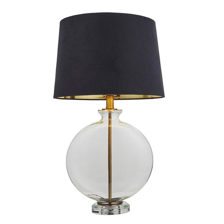 Endon 90559 Gideon 1 Light Table Lamp Clear Glass