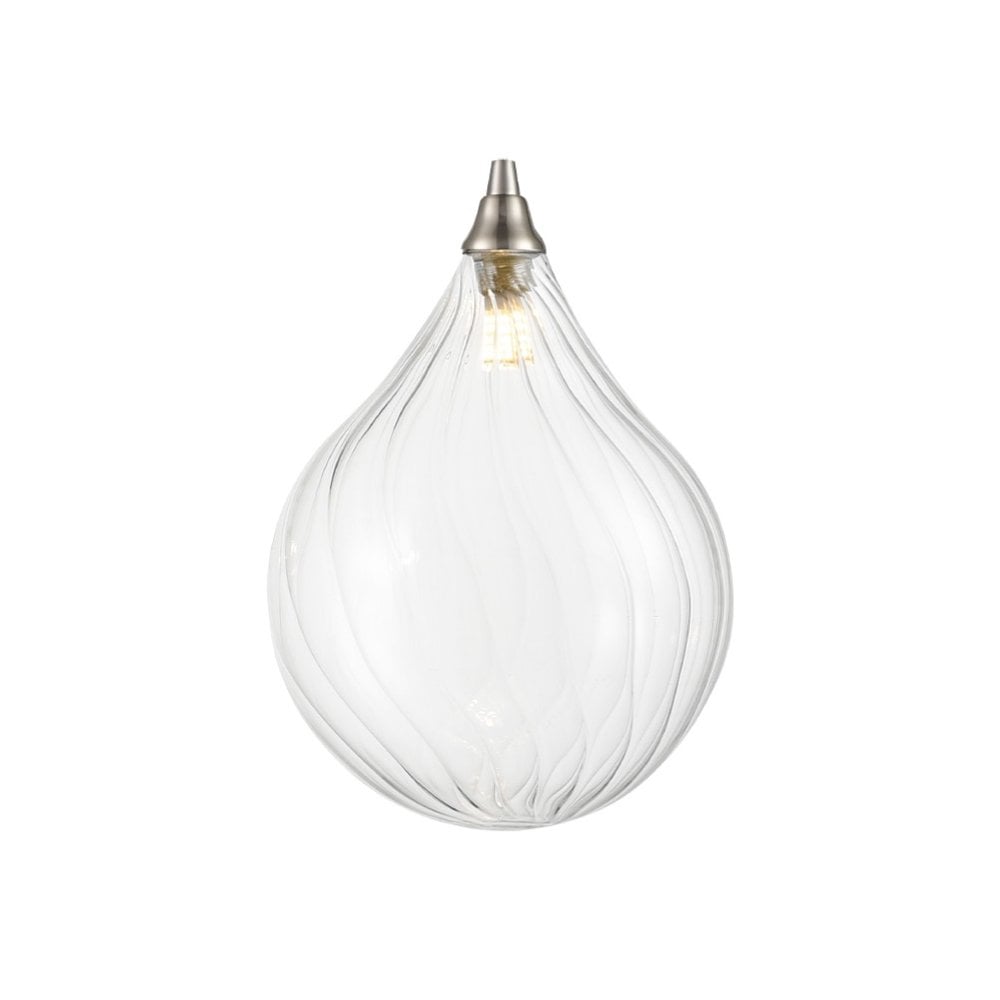 Fran Lighting SH358 Clear Perry Glass Large Shade