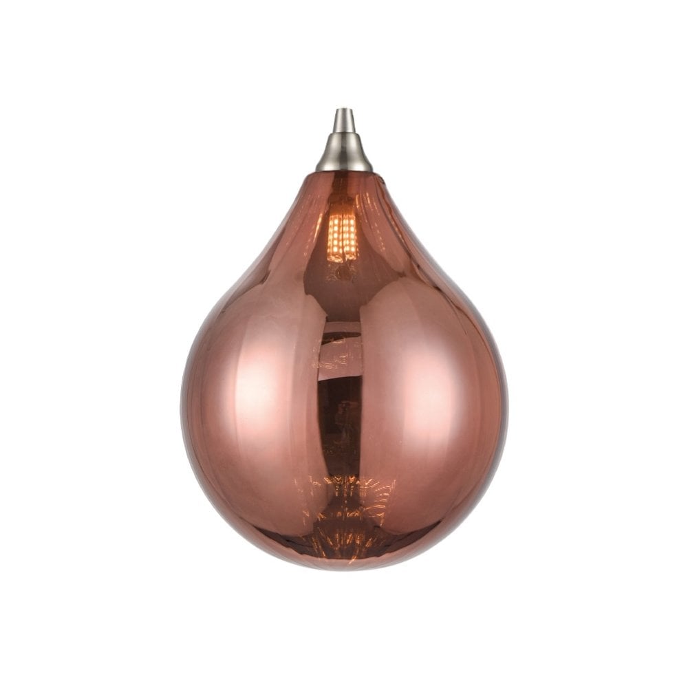 Fran Lighting SH361 Copper Perry Glass Large Shade