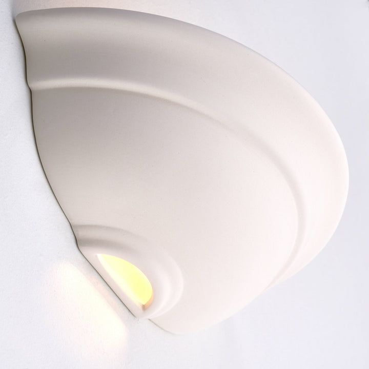 Endon UG-WB-G Hillside 1 Light Wall Light Ceramic