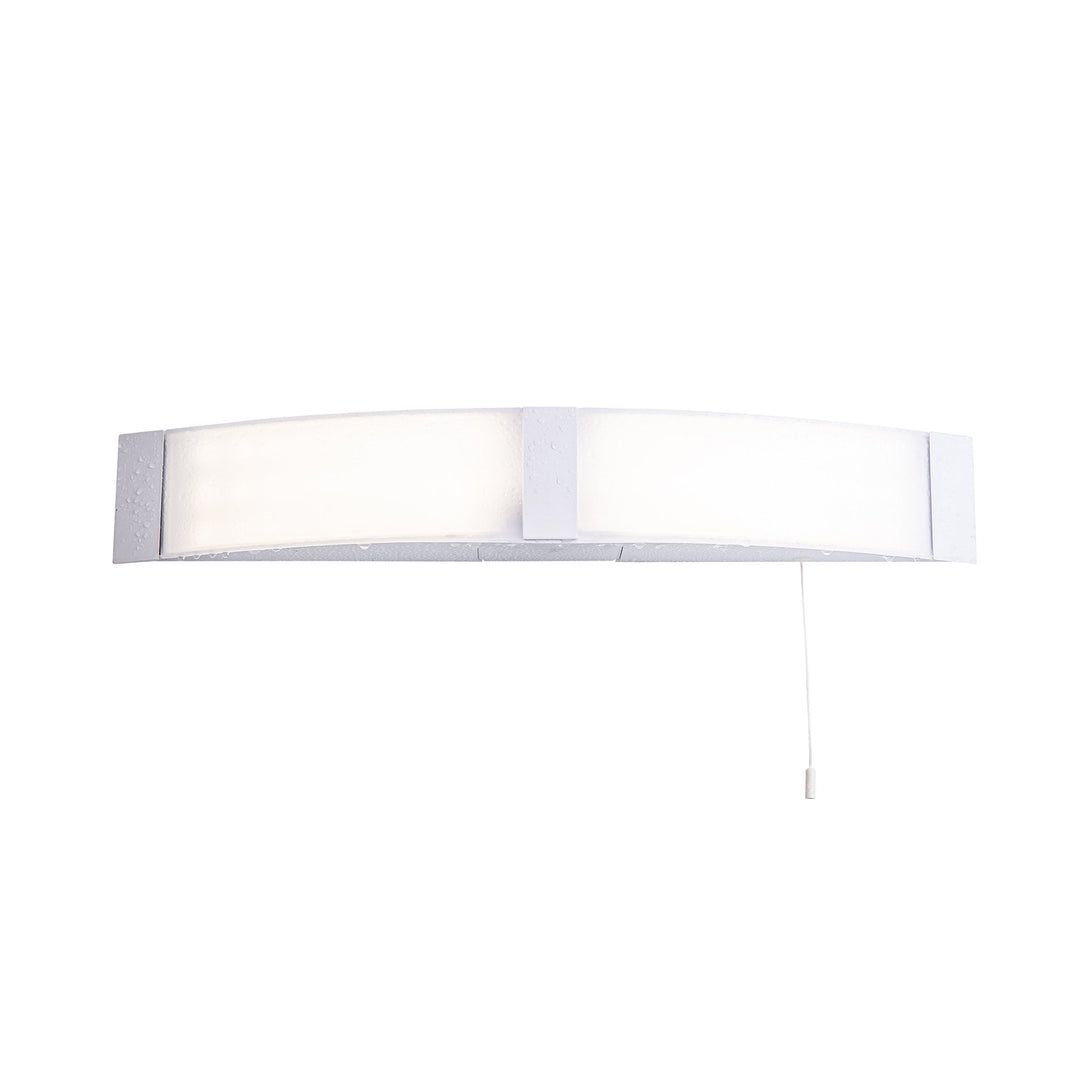 Nelson Lighting NL83909 Tilly Bathroom LED Wall Lamp Shaver Socket White