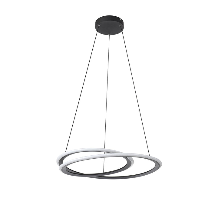 Nelson Lighting NL84629 Melisa LED Pendant 3 Step Dimming Black