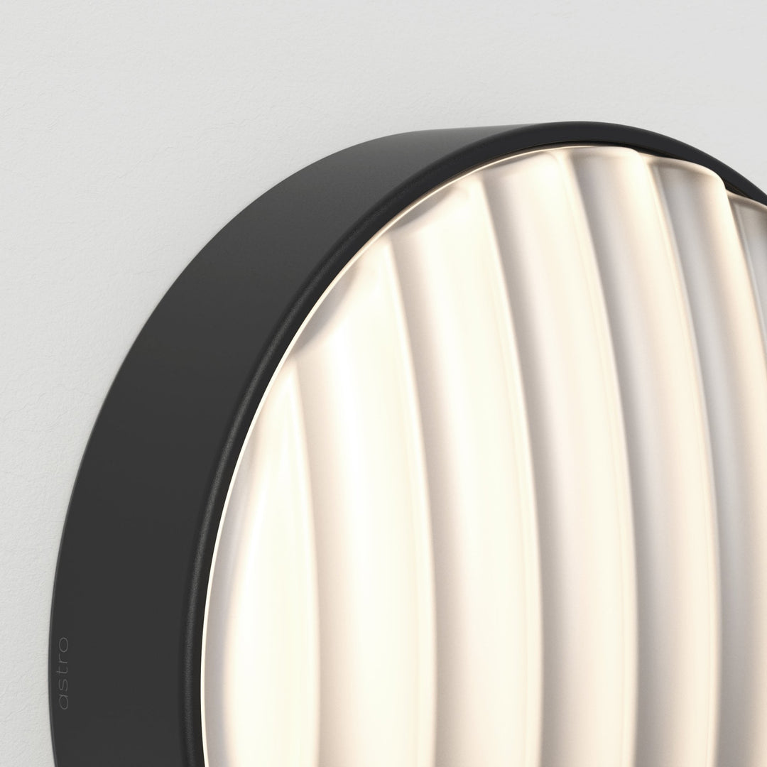 Astro 1032005 Montreal Round 220 Outdoor Wall Light Textured Black