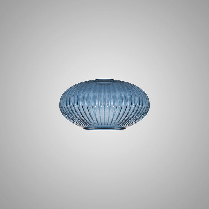 Nelson Lighting NL73369 Amsterdam Shade Petrol Blue