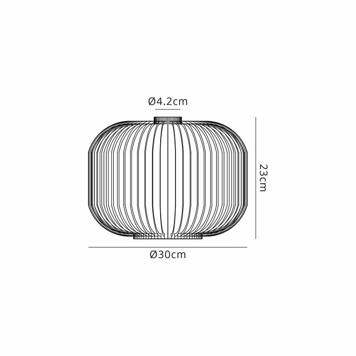 Nelson Lighting NL83049 Amsterdam Shade Clear