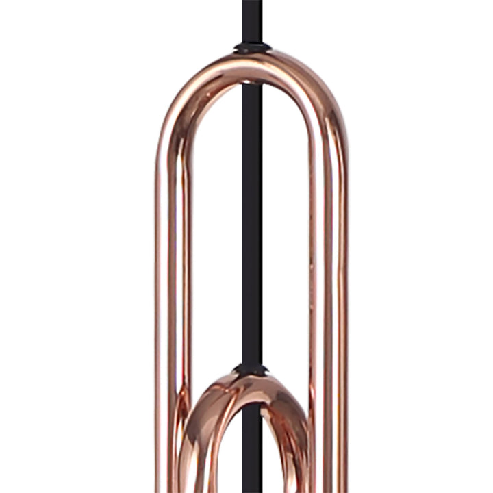 Nelson Lighting NL83179 Amsterdam Linear Suspension Kit Copper/Matt Black