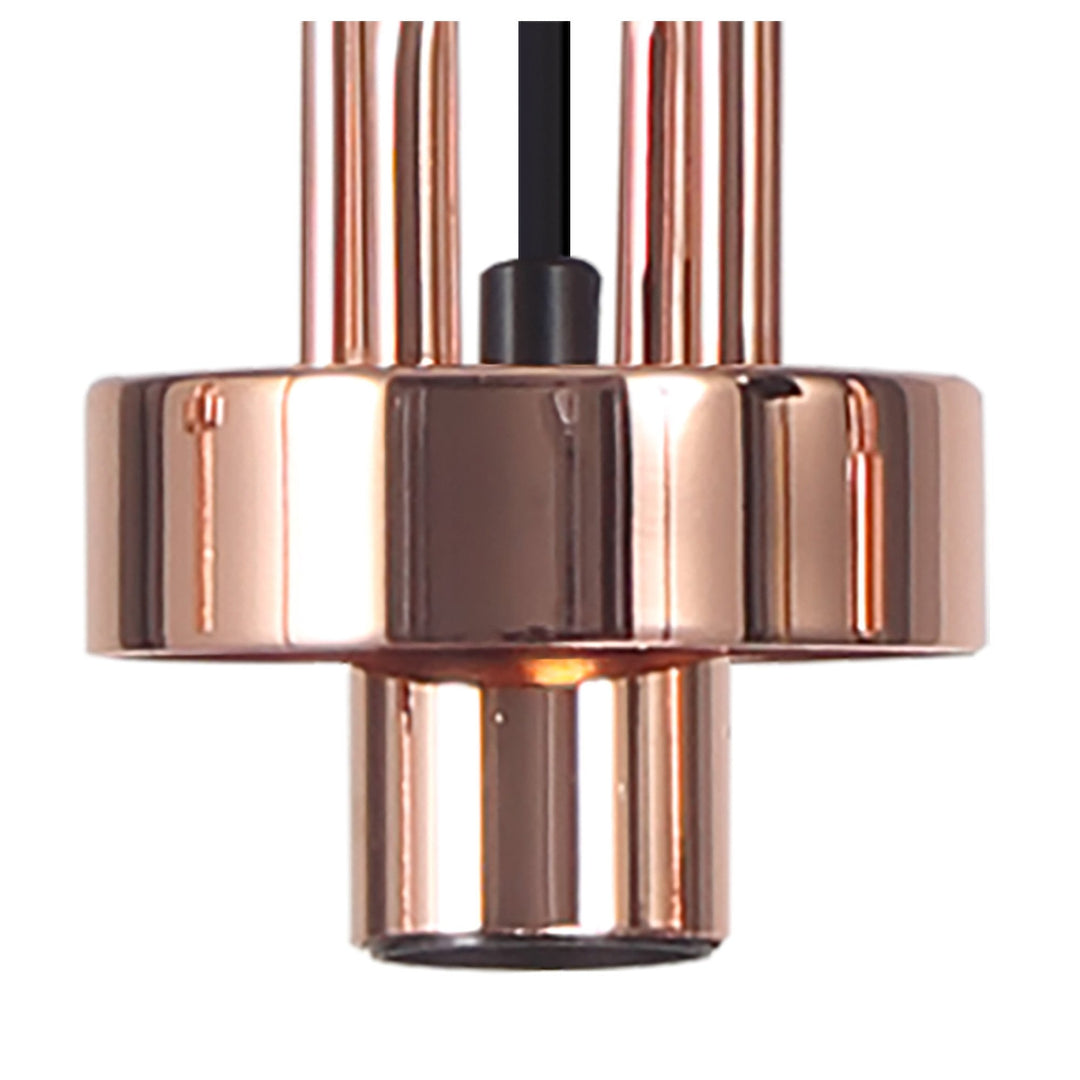 Nelson Lighting NL83179 Amsterdam Linear Suspension Kit Copper/Matt Black