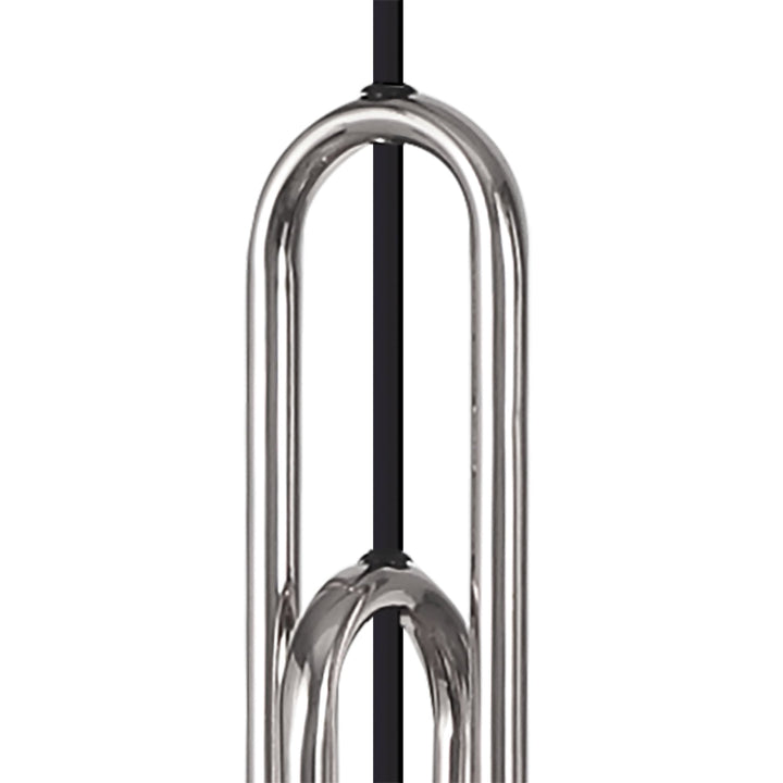 Nelson Lighting NL83209 Acme Linear Suspension Kit Polished Nickel/Matt Black