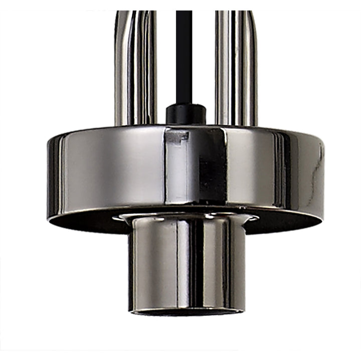 Nelson Lighting NL83239 Acme Linear Suspension Kit Black Chrome/Matt Black