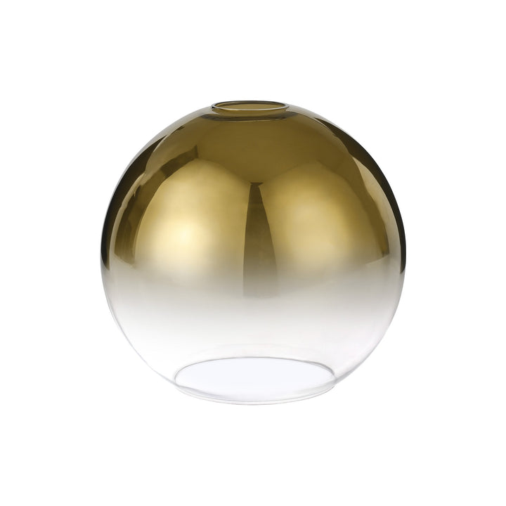 Nelson Lighting NL86949 Amsterdam Shade Brass Gold Clear