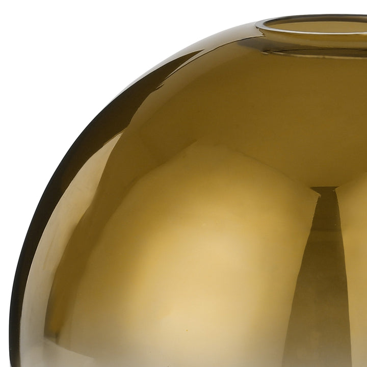 Nelson Lighting NL86949 Amsterdam Shade Brass Gold Clear