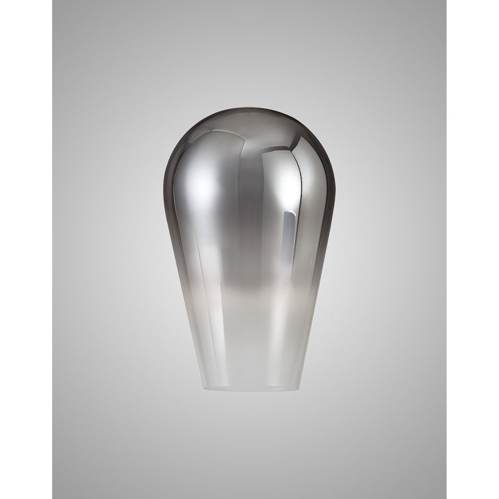 Nelson Lighting NL86989 Amsterdam Shade Smoked Clear