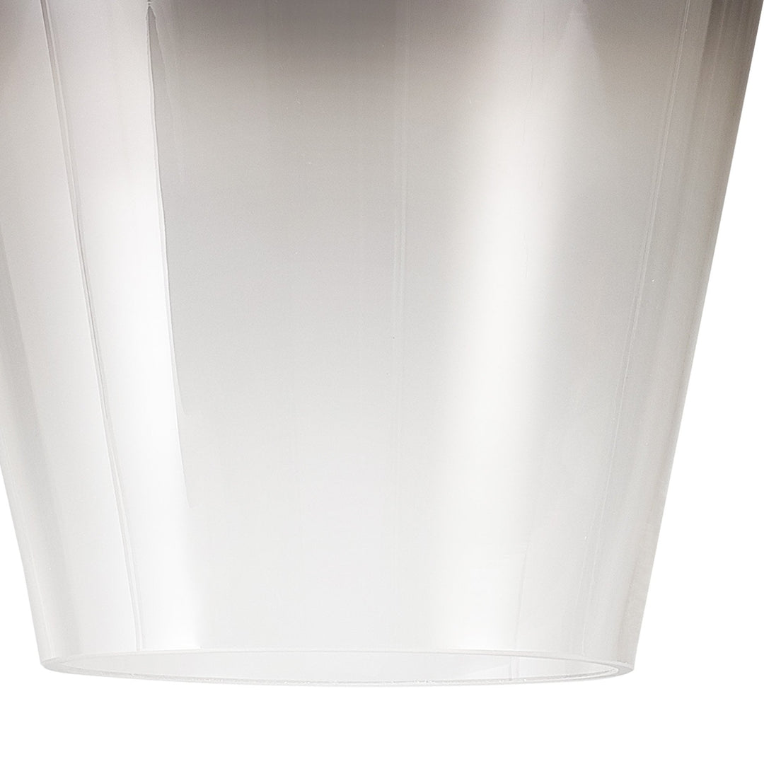 Nelson Lighting NL86989 Amsterdam Shade Smoked Clear