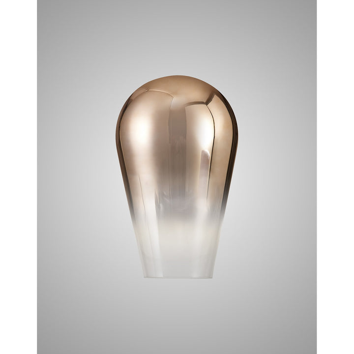 Nelson Lighting NL86999 Amsterdam Shade Copper Clear