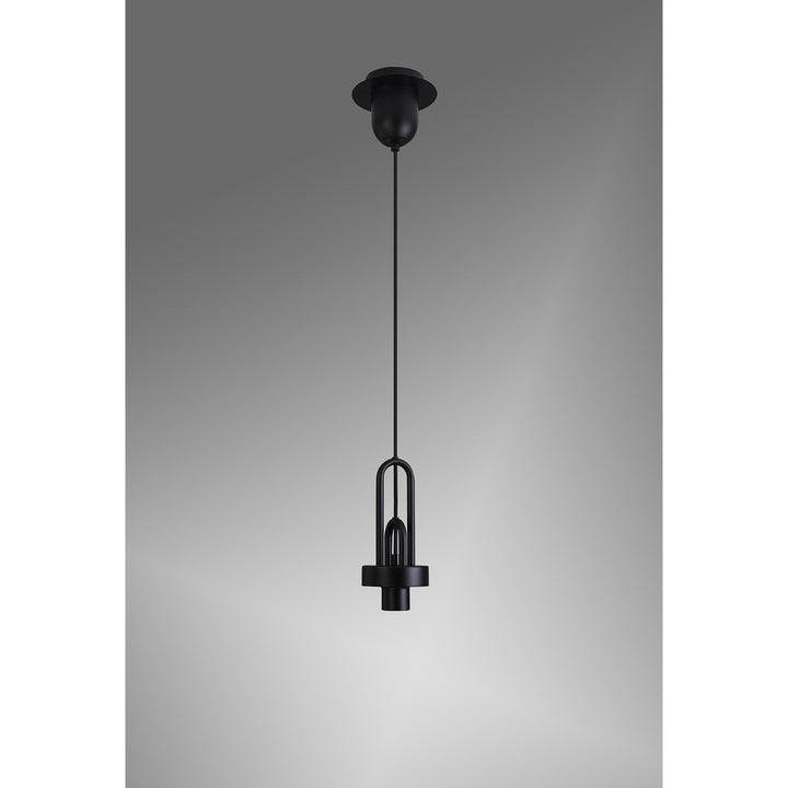 Nelson Lighting NL87729 Amsterdam Suspension Kit Matt Black