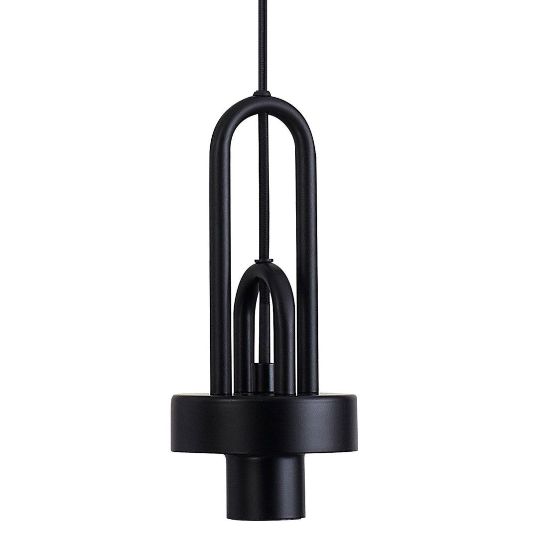 Nelson Lighting NL87729 Amsterdam Suspension Kit Matt Black