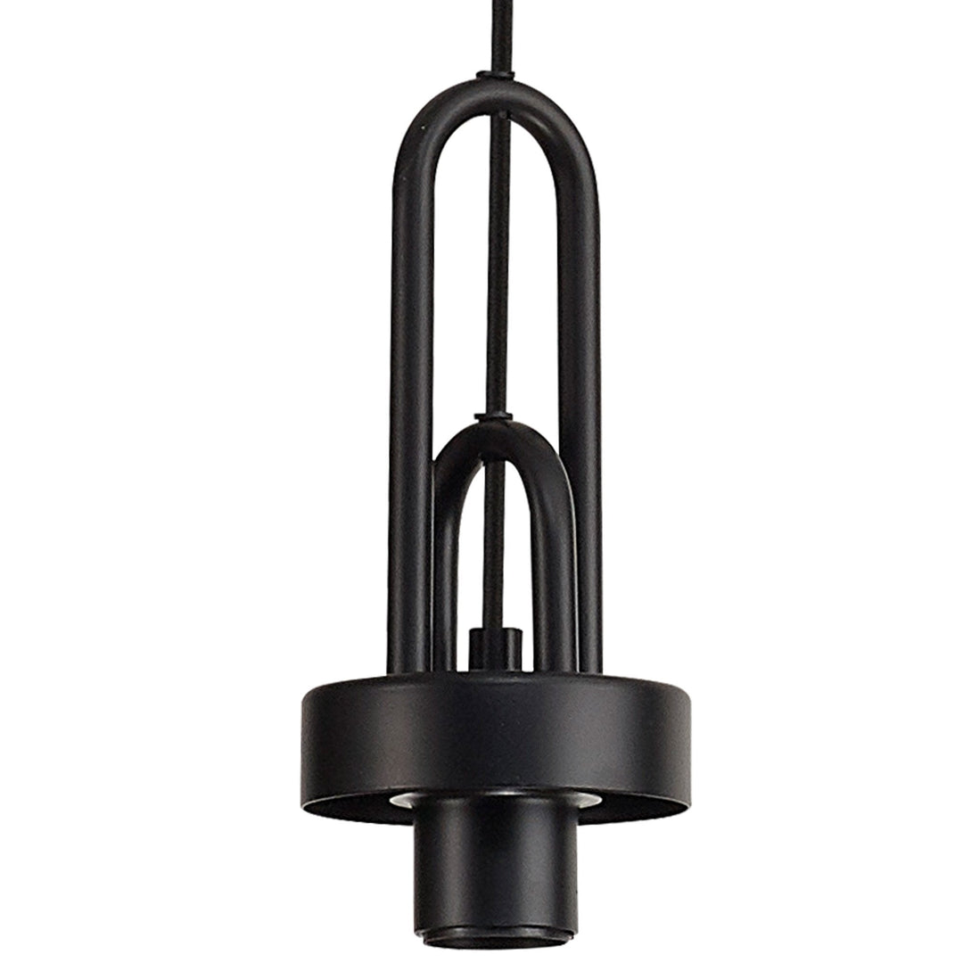 Nelson Lighting NL87749 Amsterdam Linear Suspension Kit Matt Black