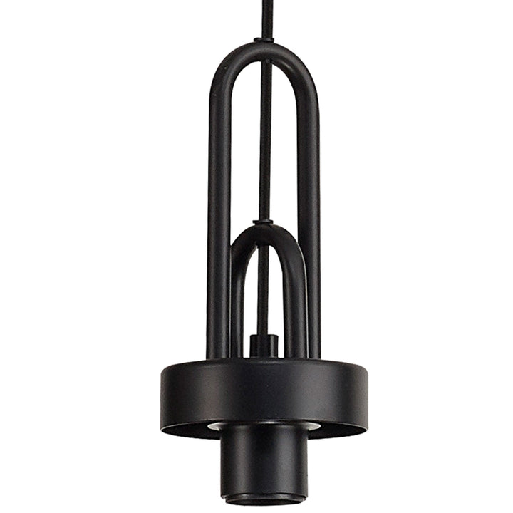 Nelson Lighting NL87749 Amsterdam Linear Suspension Kit Matt Black