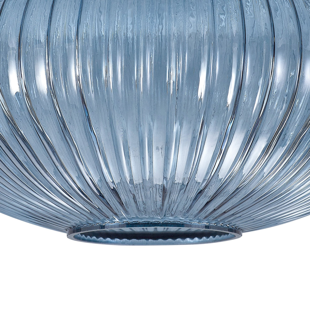 Nelson Lighting NL93149 Amsterdam Shade Petrol Blue